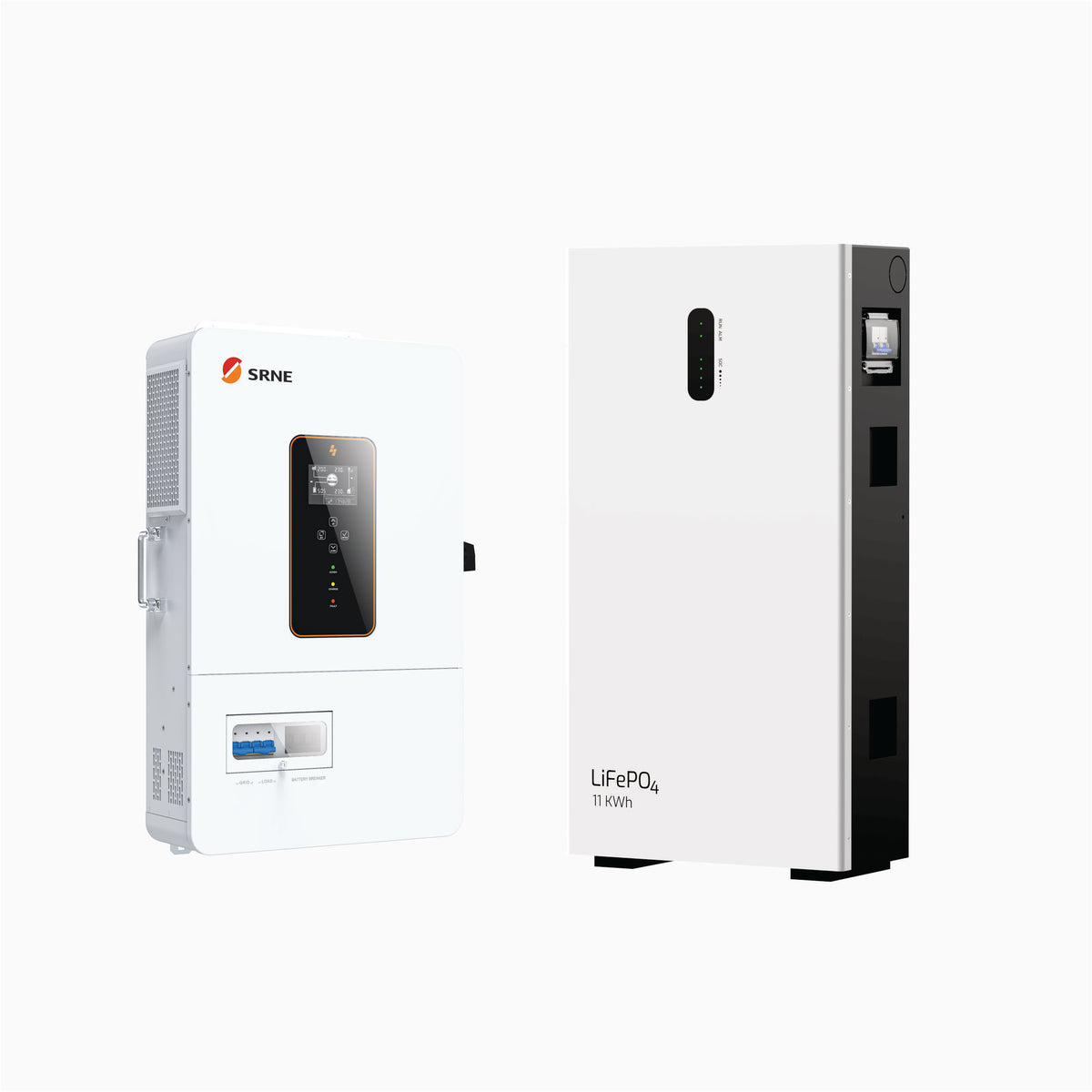 SRNE ABP 10kW Off-Grid Inverter + 11.06kWh Battery Storage