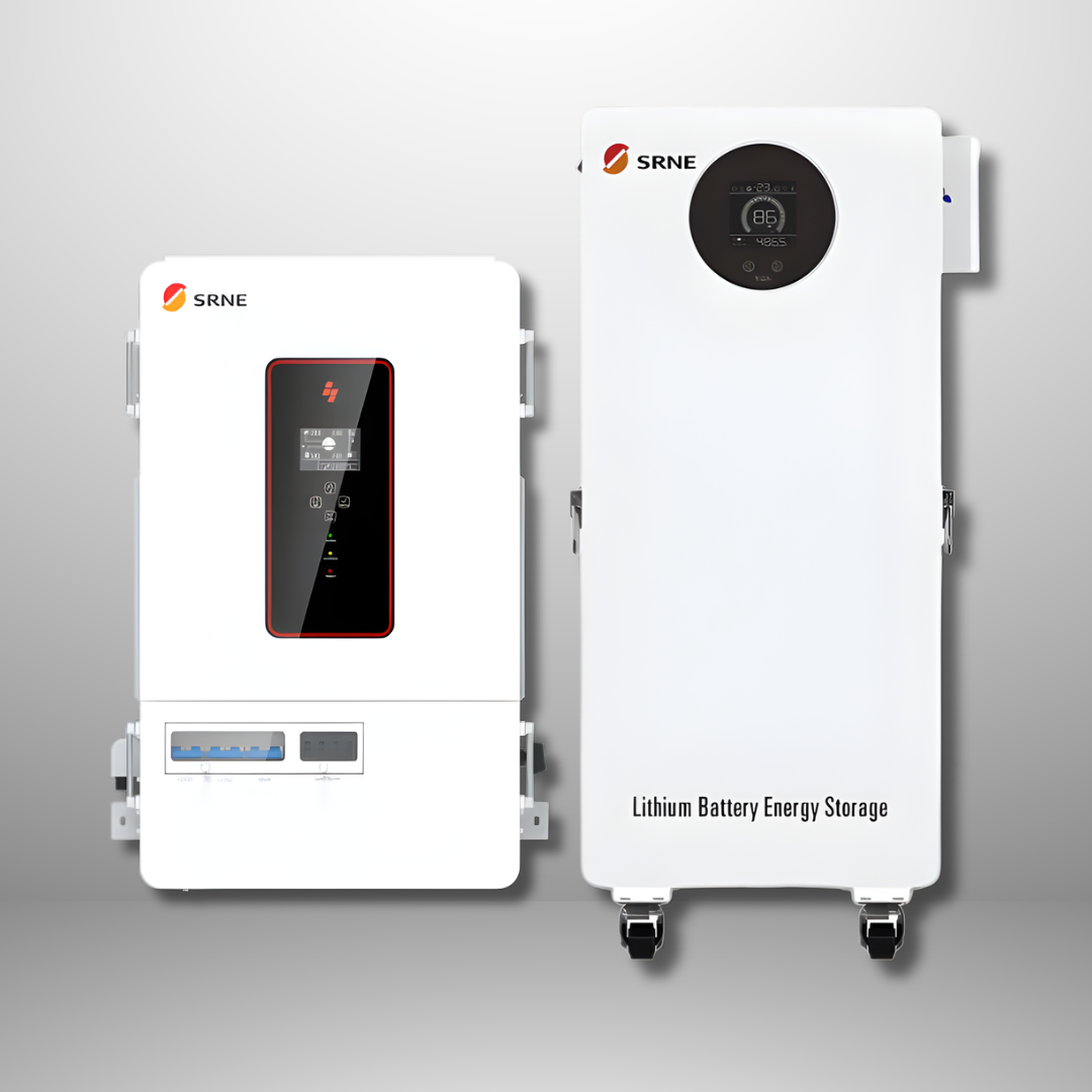 SRNE ASP 16kW Off-Grid Inverter + SE 16.07kWh Battery Storage + 16x435W Solar Panels