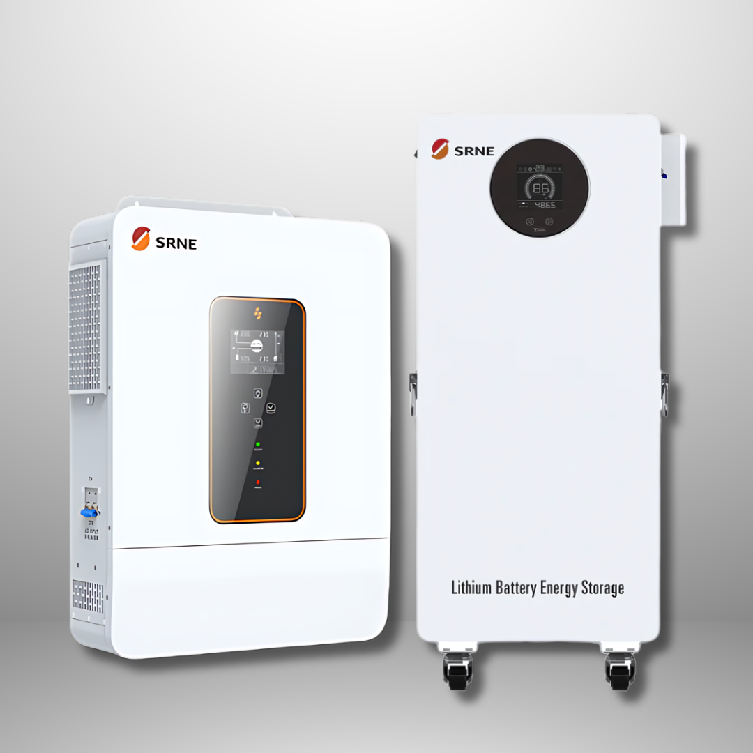 SRNE ASP 6.5kW Off-Grid Inverter + SE 16.07kWh Battery Storage