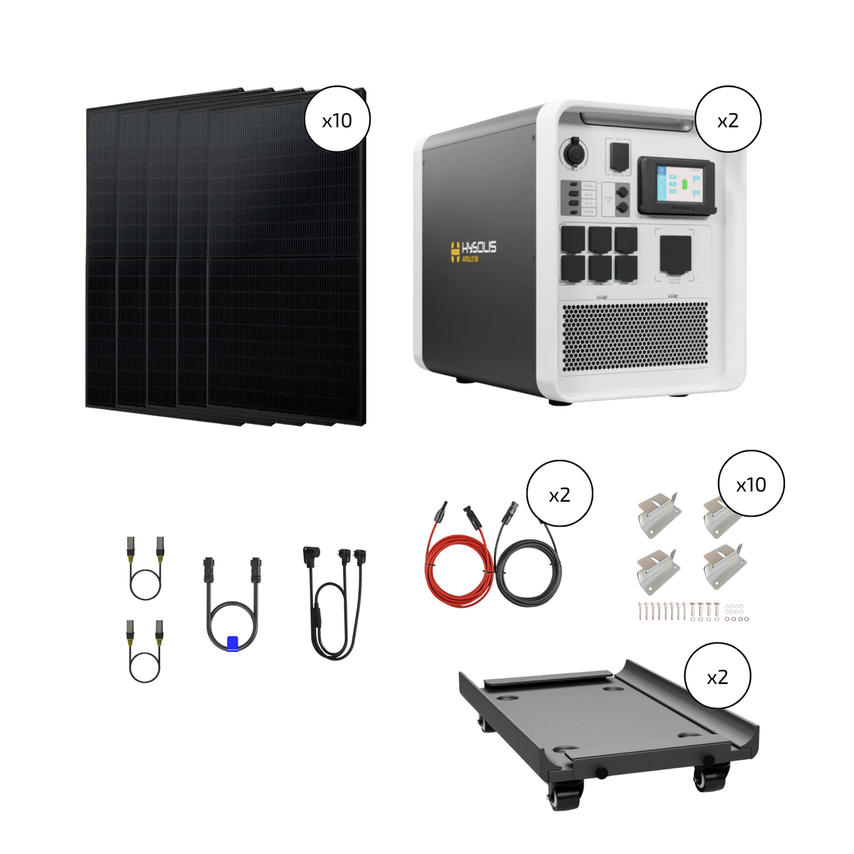 Apollo 5K • Base 240V Kit (300 kWh / month)