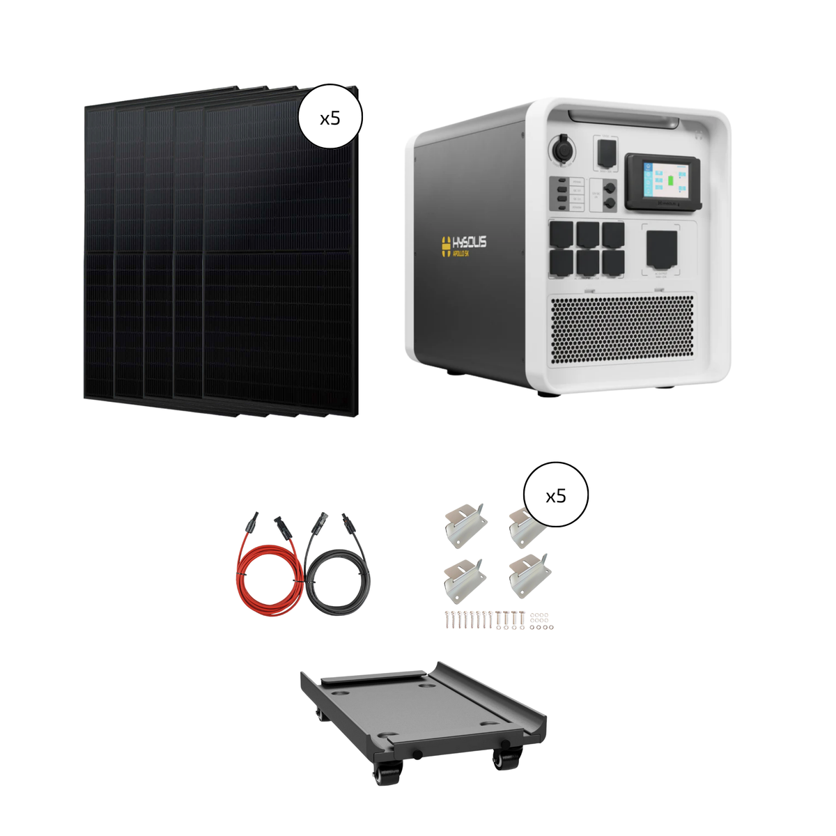 Apollo 5K • Base 120V Kit (150 kWh / month)