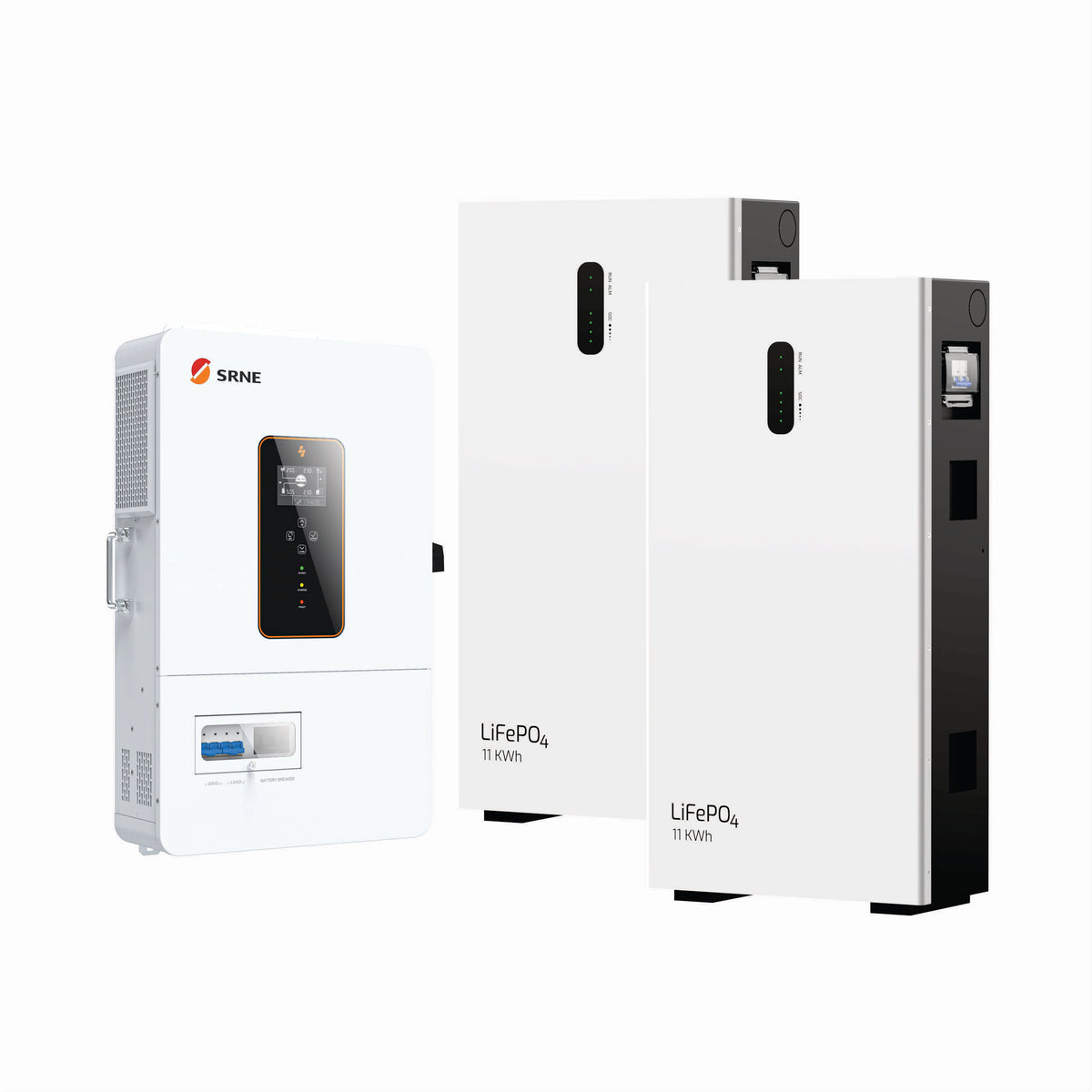 SRNE ABP 10KW Off-Grid Inverter + Hysolis 22.12 kWh Battery Storage