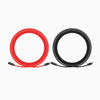 One Pair (Black & Red) | 20 ft. MC4 PV Cable | 2 End Connector