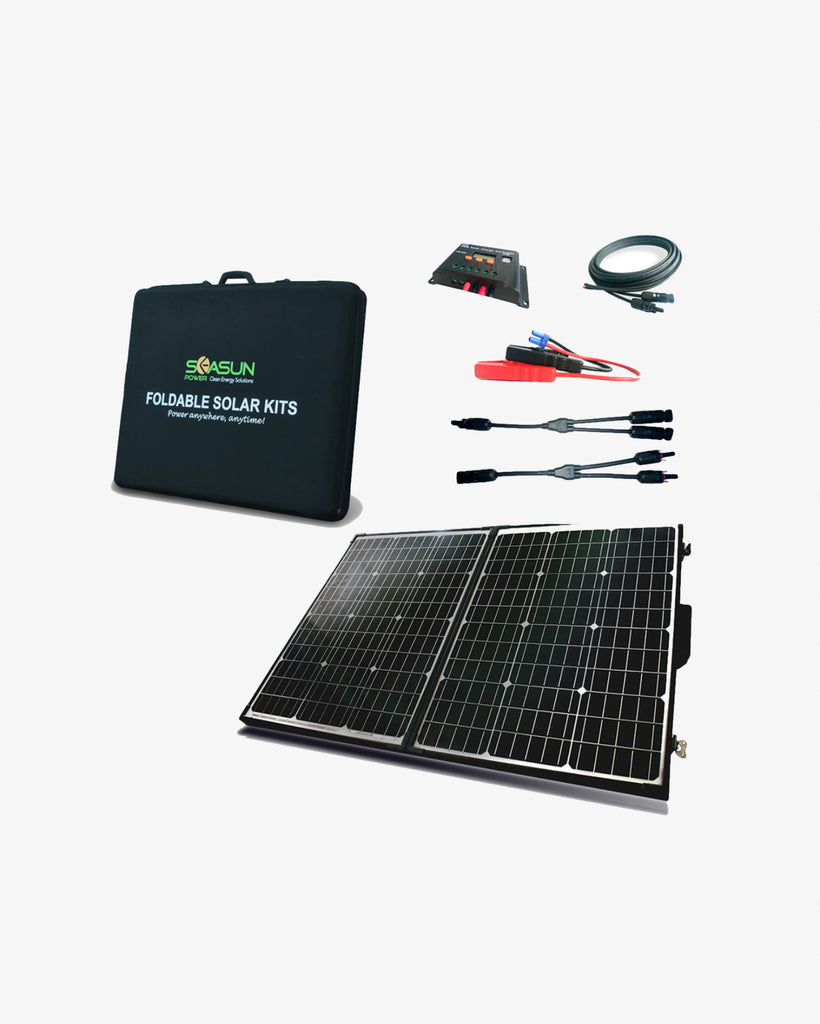 110 Watt Portable Solar Panel Kit - Hysolis