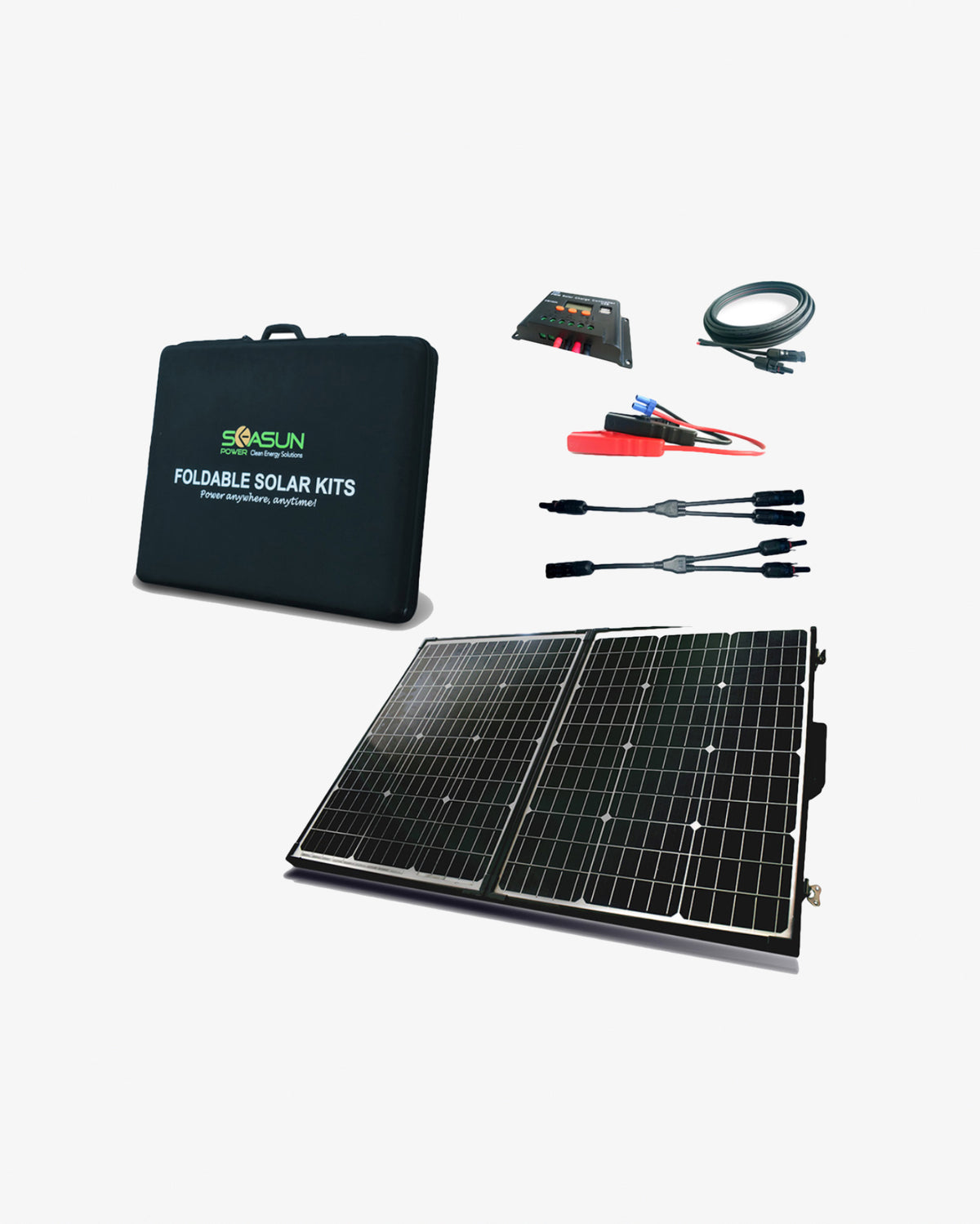 110 W Portable Solar Panel Kit