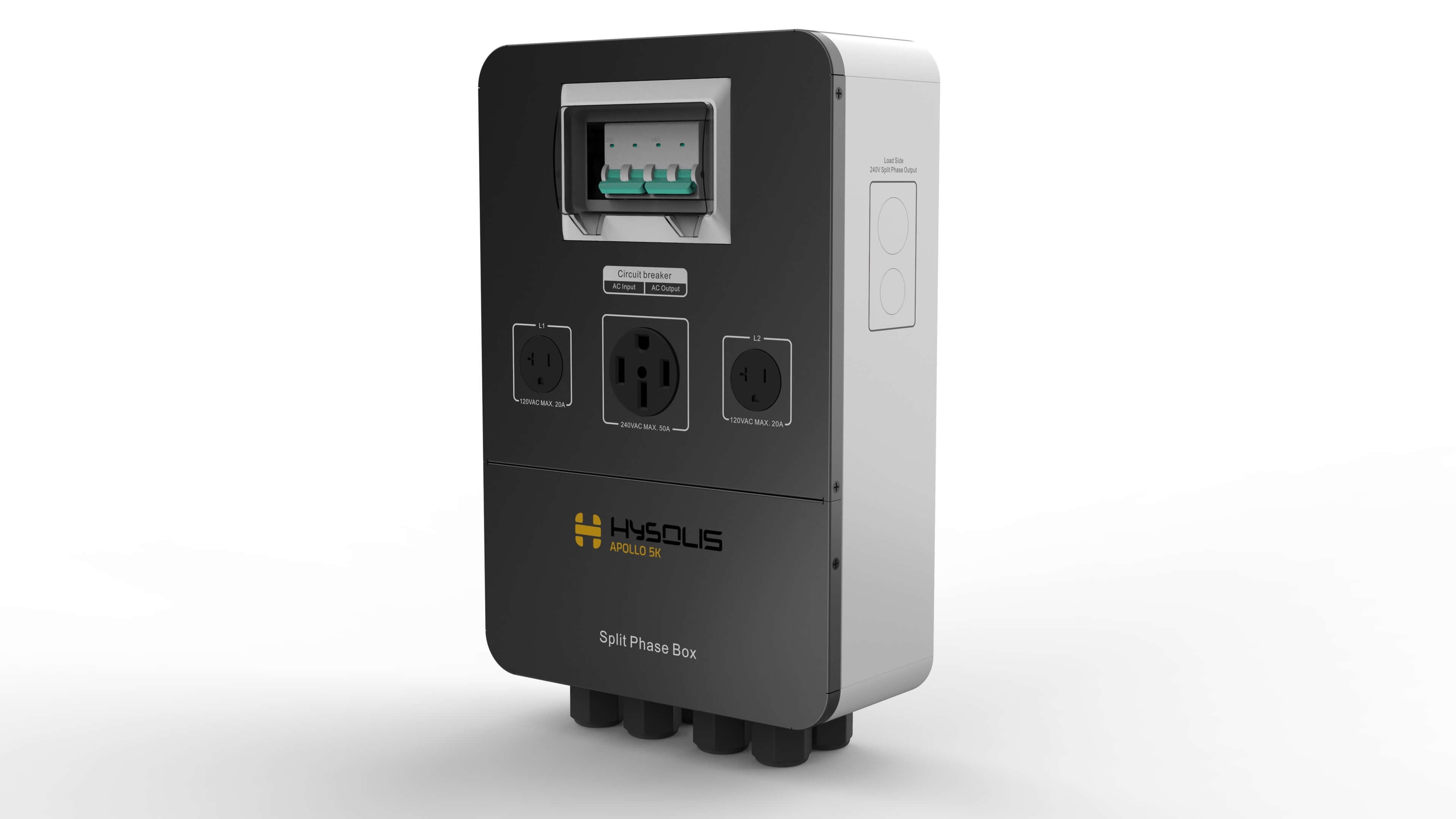 Apollo 5K • AC 240V Split Phase Combiner Box - Hysolis