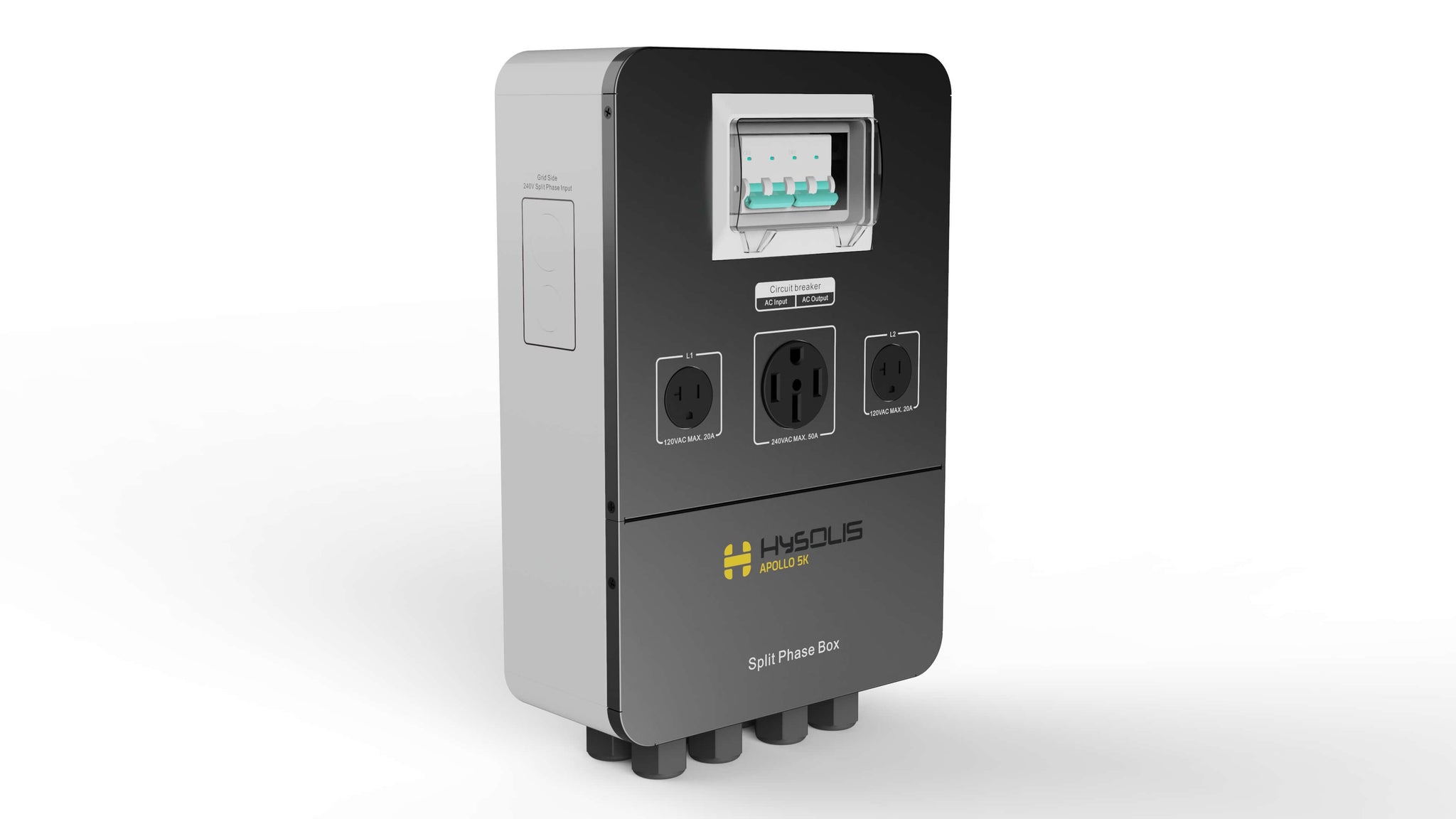 Phase Box Apollo 5K • AC 240V Split Phase Combiner Box - Hysolis
